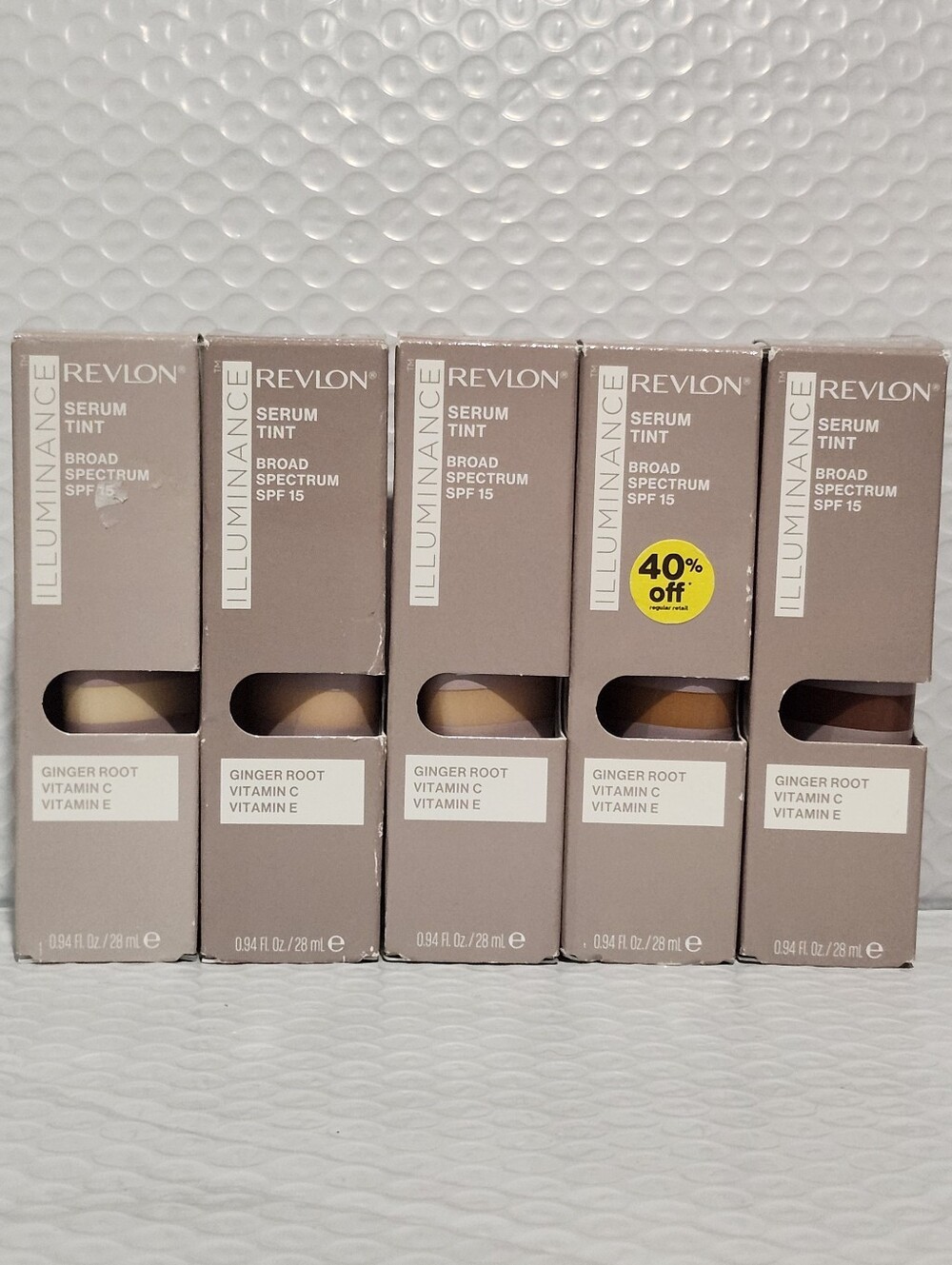 Revlon Illumination Serum Tint - EXPIRED Lot Of 5 Various Shades